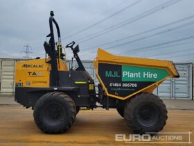 2022 Mecalac TA9 Site Dumpers For Auction: Leeds – 23rd, 24th, 25th, 26th October @ 08:00am full