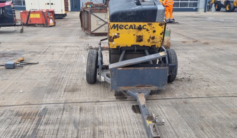 Mecalac Single Drum Vibrating Pedestrian Roller, Single Axle Trailer Asphalt / Concrete Equipment For Auction: Leeds – 23rd, 24th, 25th, 26th October @ 08:00am full