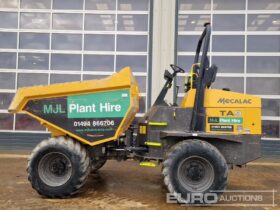 2022 Mecalac TA9 Site Dumpers For Auction: Leeds – 23rd, 24th, 25th, 26th October @ 08:00am full