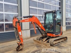 2018 Kubota U27-4 Mini Excavators For Auction: Leeds – 23rd, 24th, 25th, 26th October @ 08:00am