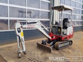 2018 Takeuchi TB216 Mini Excavators For Auction: Leeds – 23rd, 24th, 25th, 26th October @ 08:00am