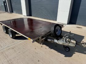 IFOR WILLIAMS E11 TWIN AXLE FLATBED TRAILER 4.27M X 1.98M WITH RAMPS full