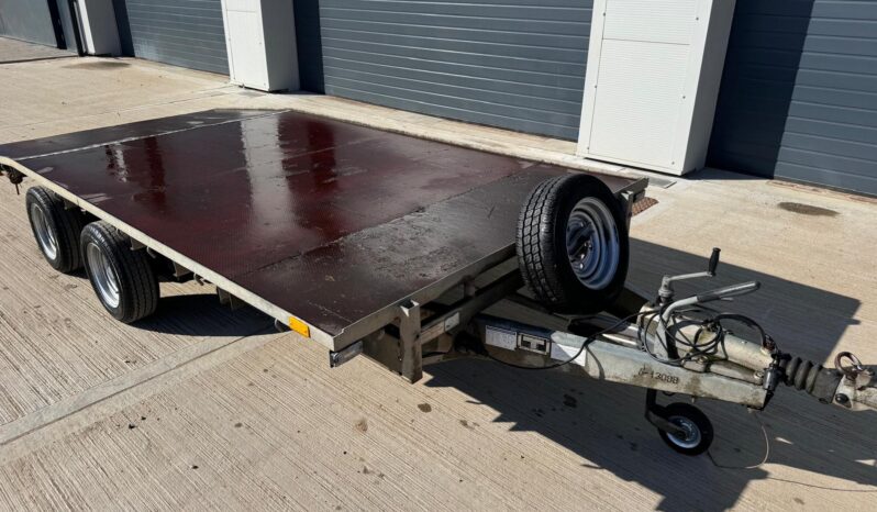 IFOR WILLIAMS E11 TWIN AXLE FLATBED TRAILER 4.27M X 1.98M WITH RAMPS full