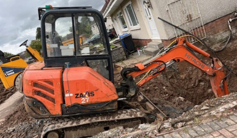 2014 Hitachi ZX27-3 CLR Mini Excavators For Auction: Leeds – 23rd, 24th, 25th, 26th October @ 08:00am full