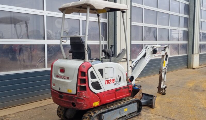 2018 Takeuchi TB216 Mini Excavators For Auction: Leeds – 23rd, 24th, 25th, 26th October @ 08:00am full