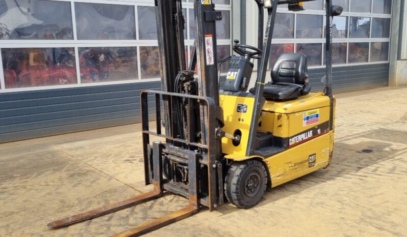 CAT EP16KT Forklifts For Auction: Leeds – 23rd, 24th, 25th, 26th October @ 08:00am