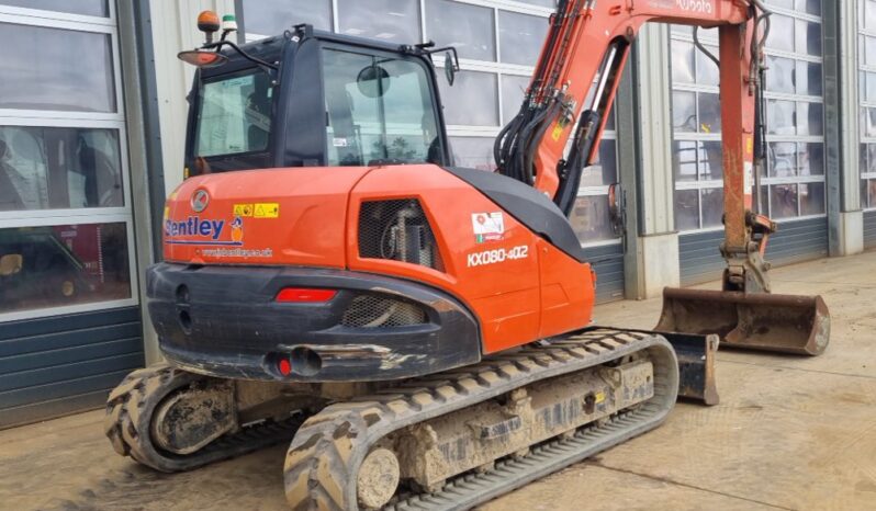 2020 Kubota KX080-4A2 6 Ton+ Excavators For Auction: Leeds – 23rd, 24th, 25th, 26th October @ 08:00am full