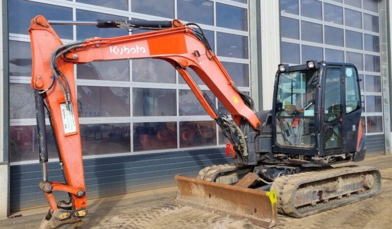 2016 Kubota KX080-4 6 Ton+ Excavators For Auction: Leeds – 23rd, 24th, 25th, 26th October @ 08:00am