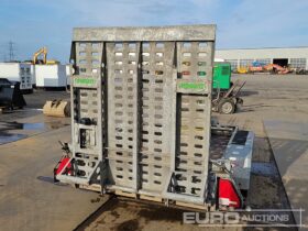 2022 ATE 2.7 Ton Twin Axle Plant Trailer, Ramp Plant Trailers For Auction: Leeds – 23rd, 24th, 25th, 26th October @ 08:00am full