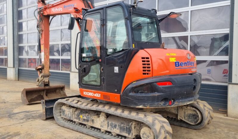 2020 Kubota KX080-4A2 6 Ton+ Excavators For Auction: Leeds – 23rd, 24th, 25th, 26th October @ 08:00am full