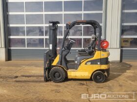 CAT GP18N Forklifts For Auction: Leeds – 23rd, 24th, 25th, 26th October @ 08:00am full