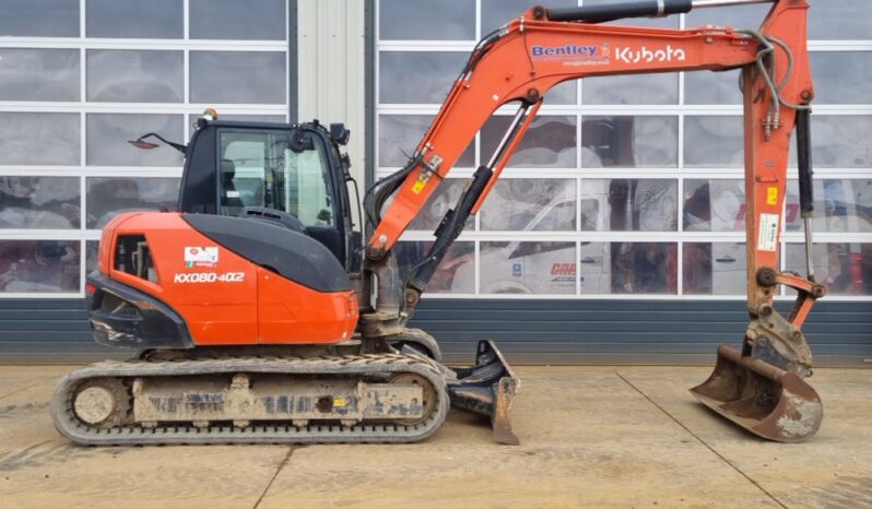 2020 Kubota KX080-4A2 6 Ton+ Excavators For Auction: Leeds – 23rd, 24th, 25th, 26th October @ 08:00am full