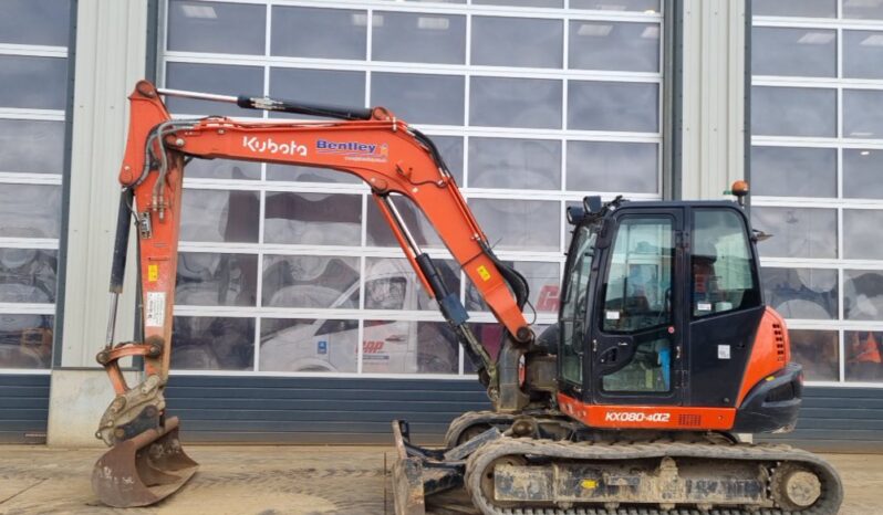 2020 Kubota KX080-4A2 6 Ton+ Excavators For Auction: Leeds – 23rd, 24th, 25th, 26th October @ 08:00am full