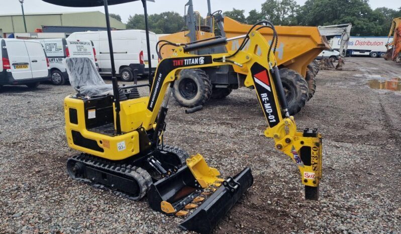 2024 New & Unused Rock Equipment Tiny Titan RE-MD-01 Micro Excavator For Auction on 2024-10-05 full