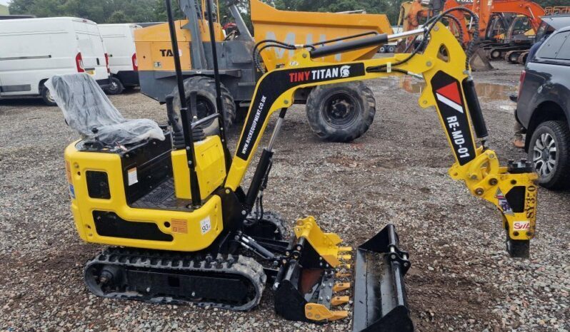 2024 New & Unused Rock Equipment Tiny Titan RE-MD-01 Micro Excavator For Auction on 2024-10-05 full