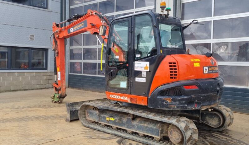 2021 Kubota KX080-4A2 6 Ton+ Excavators For Auction: Leeds – 23rd, 24th, 25th, 26th October @ 08:00am full