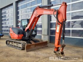 2016 Kubota KX080-4 6 Ton+ Excavators For Auction: Leeds – 23rd, 24th, 25th, 26th October @ 08:00am full