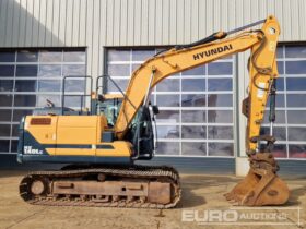 2016 Hyundai HX140L 10 Ton+ Excavators For Auction: Leeds – 23rd, 24th, 25th, 26th October @ 08:00am full