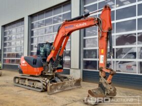 2020 Kubota KX080-4A2 6 Ton+ Excavators For Auction: Leeds – 23rd, 24th, 25th, 26th October @ 08:00am full