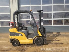 CAT GP18N Forklifts For Auction: Leeds – 23rd, 24th, 25th, 26th October @ 08:00am full