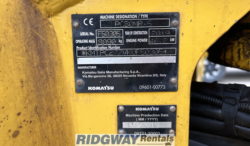 Komatsu PC80MR-5 full