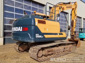 2016 Hyundai HX140L 10 Ton+ Excavators For Auction: Leeds – 23rd, 24th, 25th, 26th October @ 08:00am full