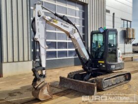 2016 Bobcat E55EM Mini Excavators For Auction: Leeds – 23rd, 24th, 25th, 26th October @ 08:00am