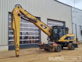 CAT M322D Wheeled Excavators For Auction: Leeds – 23rd, 24th, 25th, 26th October @ 08:00am