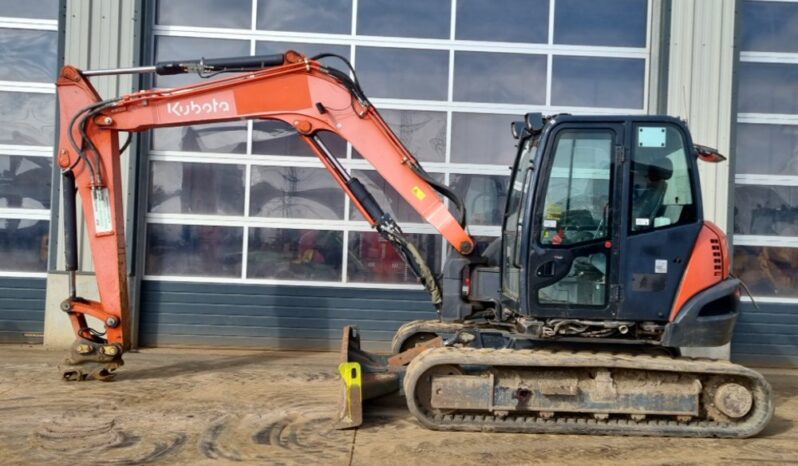 2016 Kubota KX080-4 6 Ton+ Excavators For Auction: Leeds – 23rd, 24th, 25th, 26th October @ 08:00am full