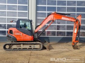 2016 Kubota KX080-4 6 Ton+ Excavators For Auction: Leeds – 23rd, 24th, 25th, 26th October @ 08:00am full