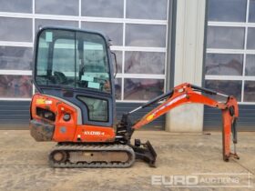 2015 Kubota KX016-4 Mini Excavators For Auction: Leeds – 23rd, 24th, 25th, 26th October @ 08:00am full