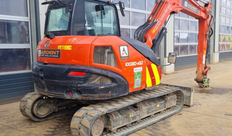 2021 Kubota KX080-4A2 6 Ton+ Excavators For Auction: Leeds – 23rd, 24th, 25th, 26th October @ 08:00am full