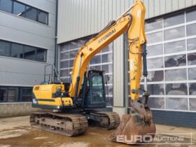 2016 Hyundai HX140L 10 Ton+ Excavators For Auction: Leeds – 23rd, 24th, 25th, 26th October @ 08:00am full