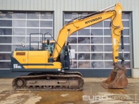 2016 Hyundai HX140L 10 Ton+ Excavators For Auction: Leeds – 23rd, 24th, 25th, 26th October @ 08:00am full