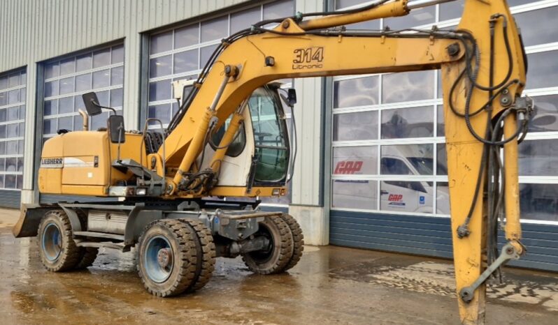 Liebherr A314 Litronic Wheeled Excavators For Auction: Leeds – 23rd, 24th, 25th, 26th October @ 08:00am full