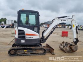 2017 Bobcat E26EM Mini Excavators For Auction: Leeds – 23rd, 24th, 25th, 26th October @ 08:00am full