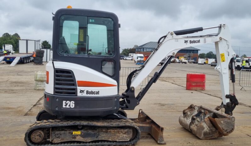 2017 Bobcat E26EM Mini Excavators For Auction: Leeds – 23rd, 24th, 25th, 26th October @ 08:00am full