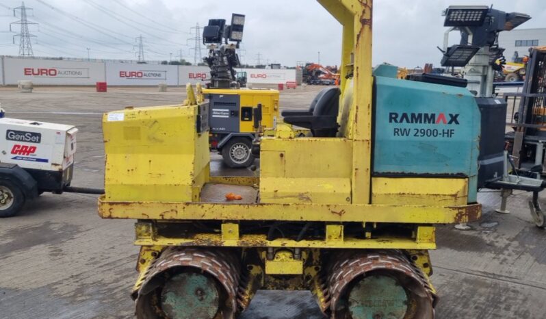 Rammax RW-2900HF Rollers For Auction: Leeds – 23rd, 24th, 25th, 26th October @ 08:00am full