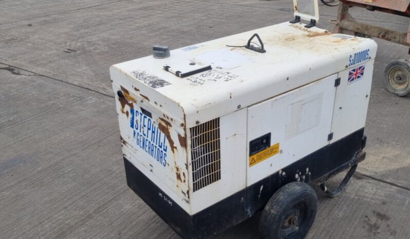 2018 Stephill SSD10000S Generators For Auction: Leeds – 23rd, 24th, 25th, 26th October @ 08:00am full