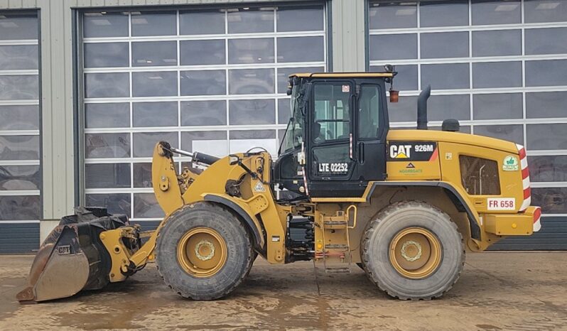 2016 CAT 926M Wheeled Loaders For Auction: Leeds – 23rd, 24th, 25th, 26th October @ 08:00am full