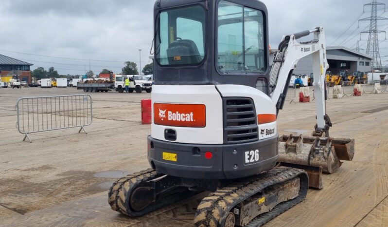 2017 Bobcat E26EM Mini Excavators For Auction: Leeds – 23rd, 24th, 25th, 26th October @ 08:00am full