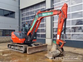 2022 Kubota KX080-4A2 6 Ton+ Excavators For Auction: Leeds – 23rd, 24th, 25th, 26th October @ 08:00am full