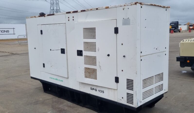 SAKR SPG135 Generators For Auction: Leeds – 23rd, 24th, 25th, 26th October @ 08:00am full