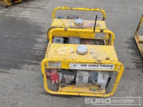 Harrington 3Kva Generator, Honda Engine (2 of) Generators For Auction: Leeds – 23rd, 24th, 25th, 26th October @ 08:00am full