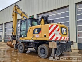 2017 CAT MH3022 Wheeled Excavators For Auction: Leeds – 23rd, 24th, 25th, 26th October @ 08:00am full