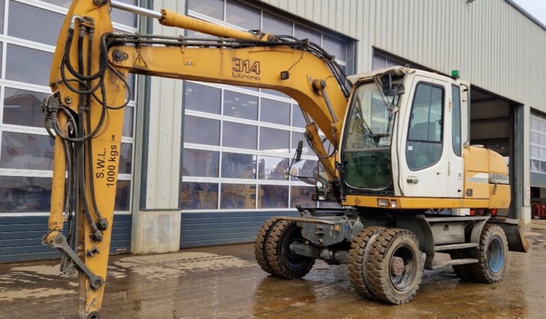 Liebherr A314 Litronic Wheeled Excavators For Auction: Leeds – 23rd, 24th, 25th, 26th October @ 08:00am