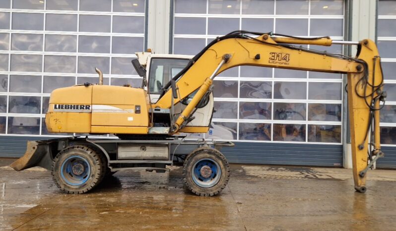 Liebherr A314 Litronic Wheeled Excavators For Auction: Leeds – 23rd, 24th, 25th, 26th October @ 08:00am full