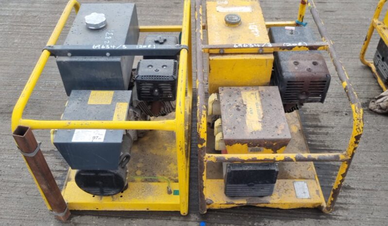 Harrington 4.4Kva Generator, Honda Engine (2 of) Generators For Auction: Leeds – 23rd, 24th, 25th, 26th October @ 08:00am full