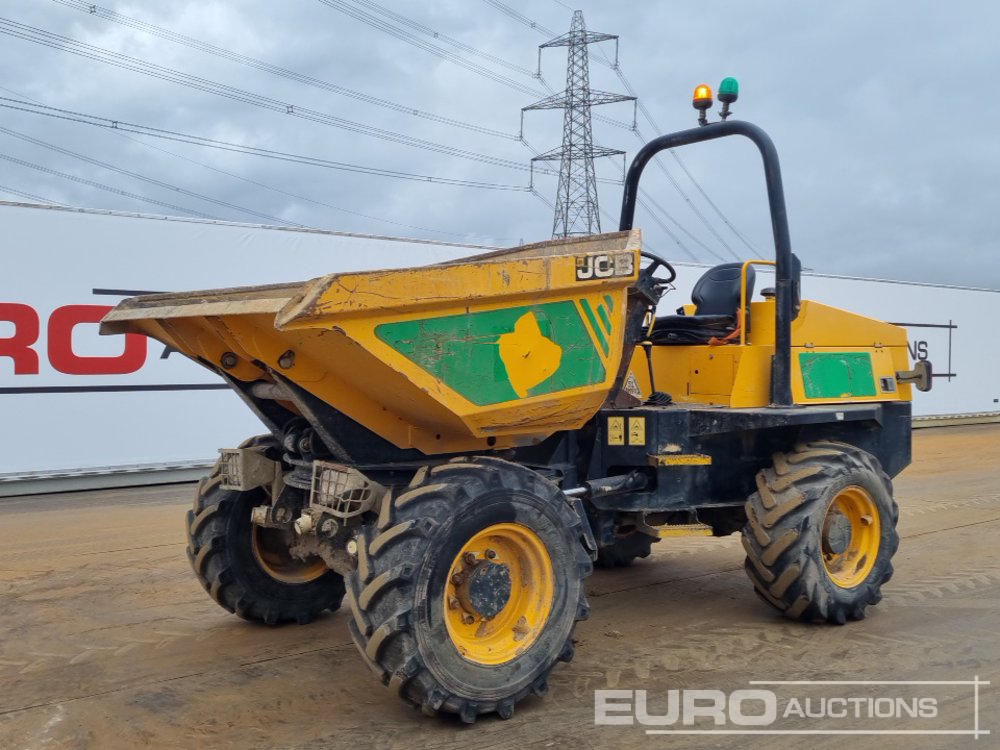 2015 JCB 6TS Site Dumpers For Auction: Leeds – 23rd, 24th, 25th, 26th October @ 08:00am