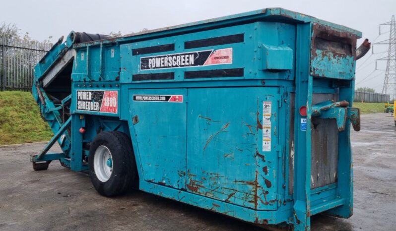 Powerscreen POWER SHREDDER 1800 Shredders For Auction: Leeds – 23rd, 24th, 25th, 26th October @ 08:00am full